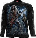 Load image into Gallery viewer, Long-sleeved T-shirt Spiral Grim Rocker
