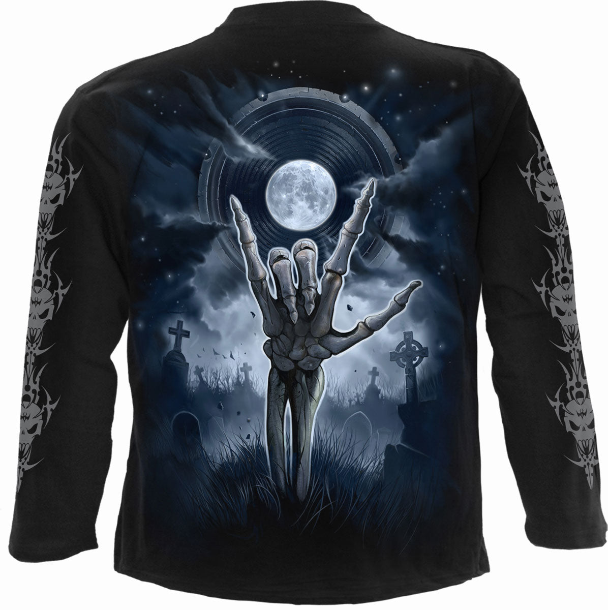 Long-sleeved T-shirt Spiral Grim Rocker