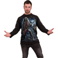 Load image into Gallery viewer, Long-sleeved T-shirt Spiral Grim Rocker
