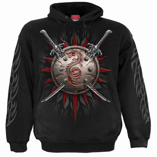 Kapuzenpullover Spirale Orientalischer Drache