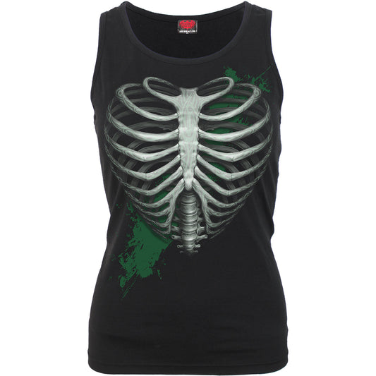 Tanktop Spiralherz Rippen