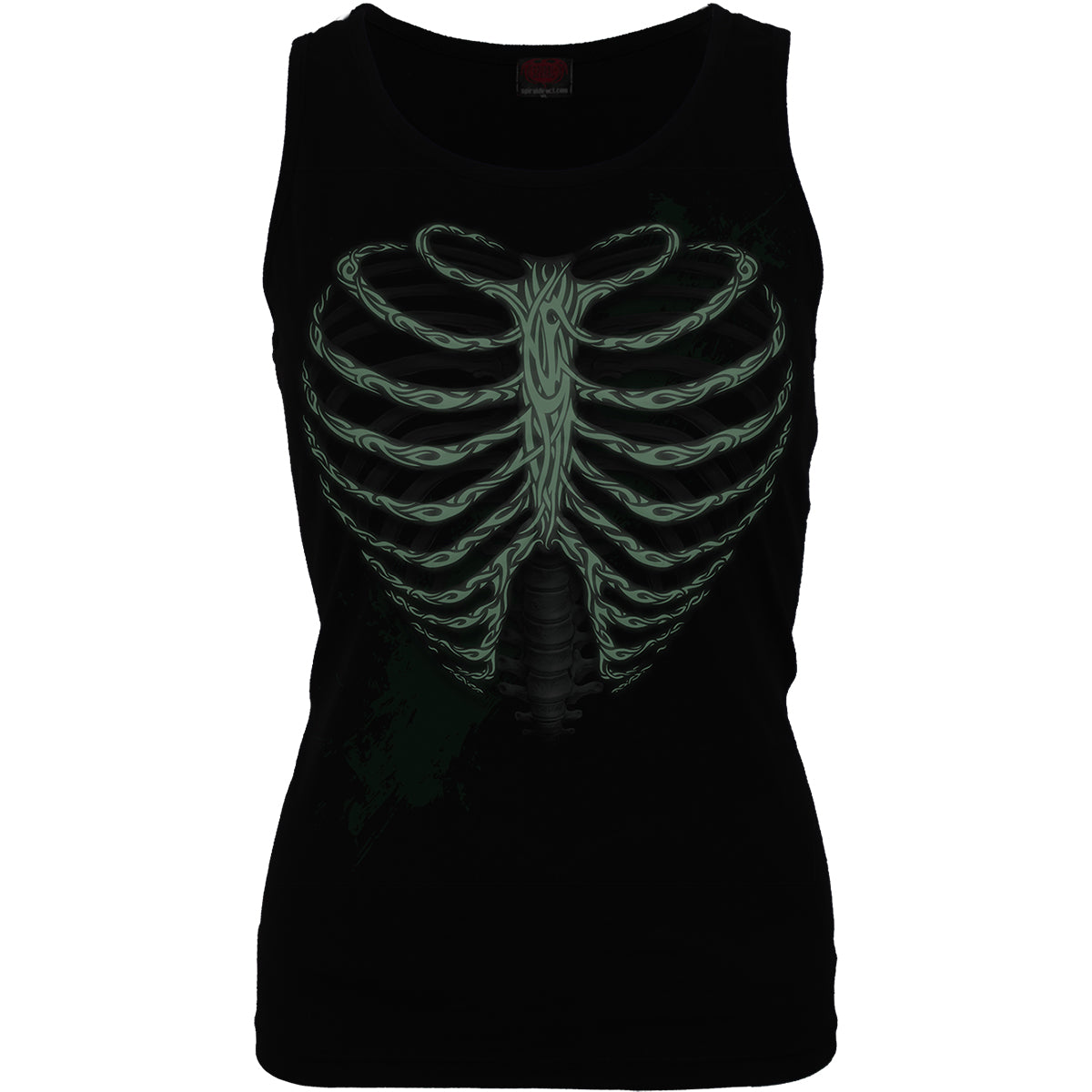 Tank Top Spiral Heart Ribs