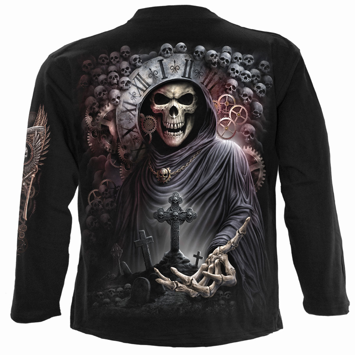 Langarmshirt Spiral Reaper Time