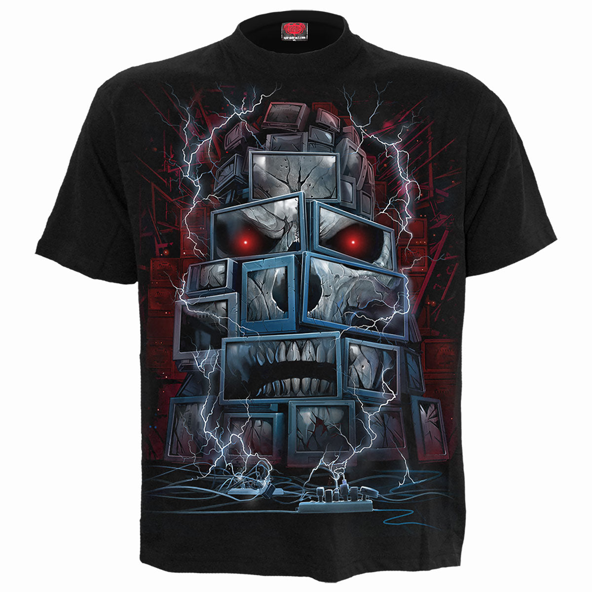 T-Shirt Spiral Death By Tv