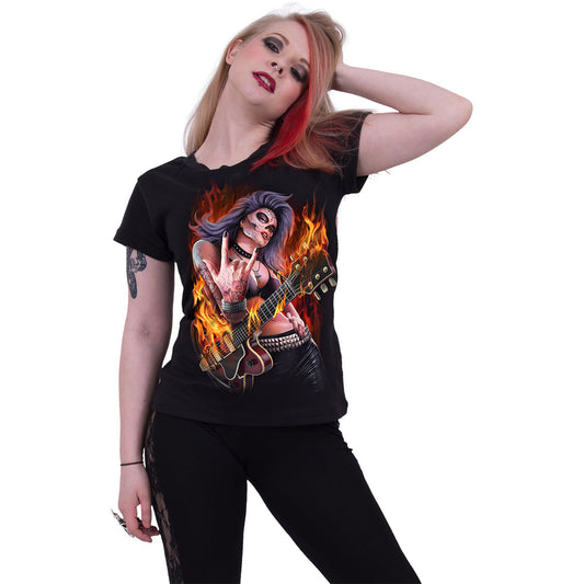 Oberteile – Kurzarm Spiral Rocking The Dead