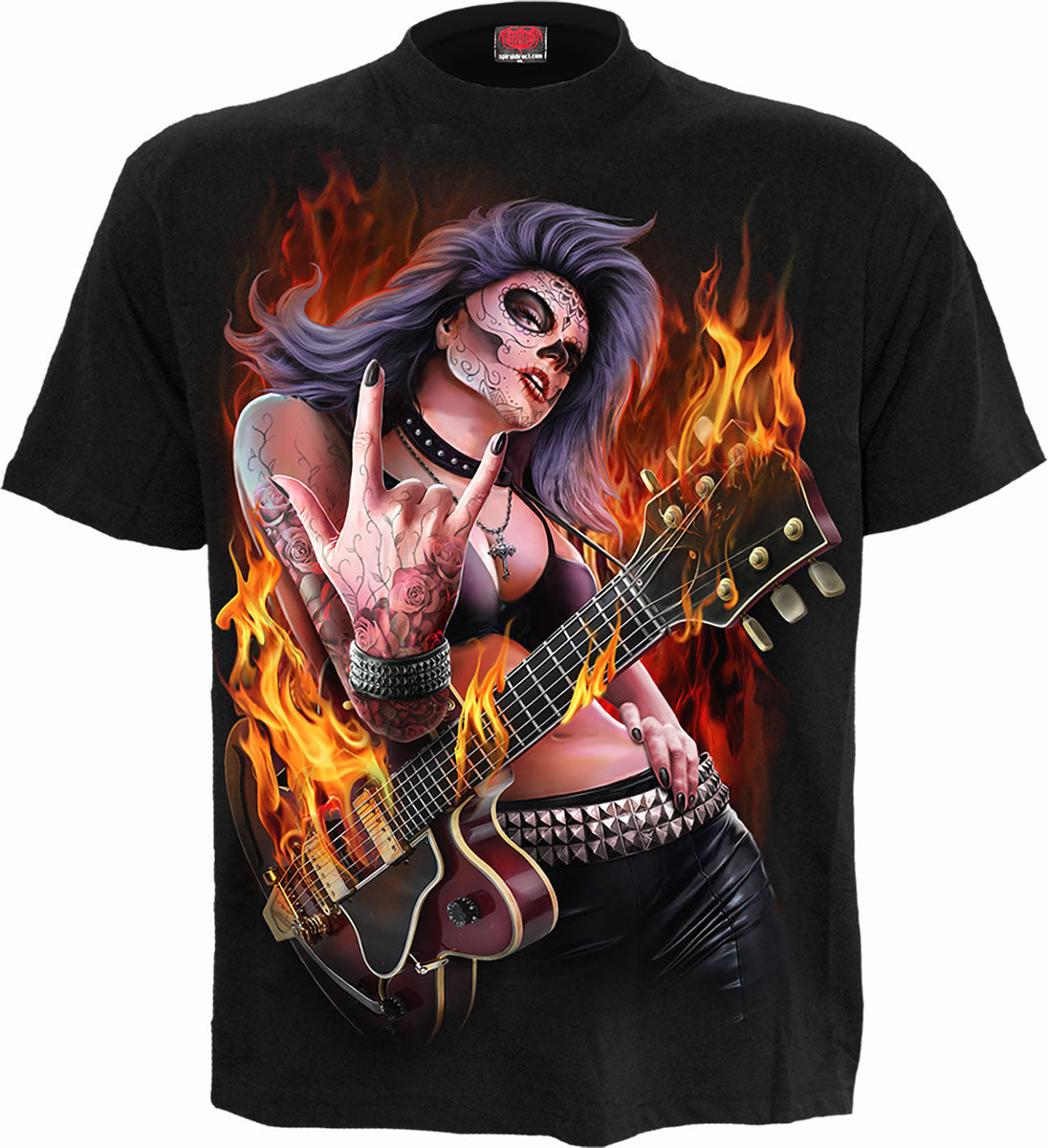 T-Shirt Spiral Rocking The Dead