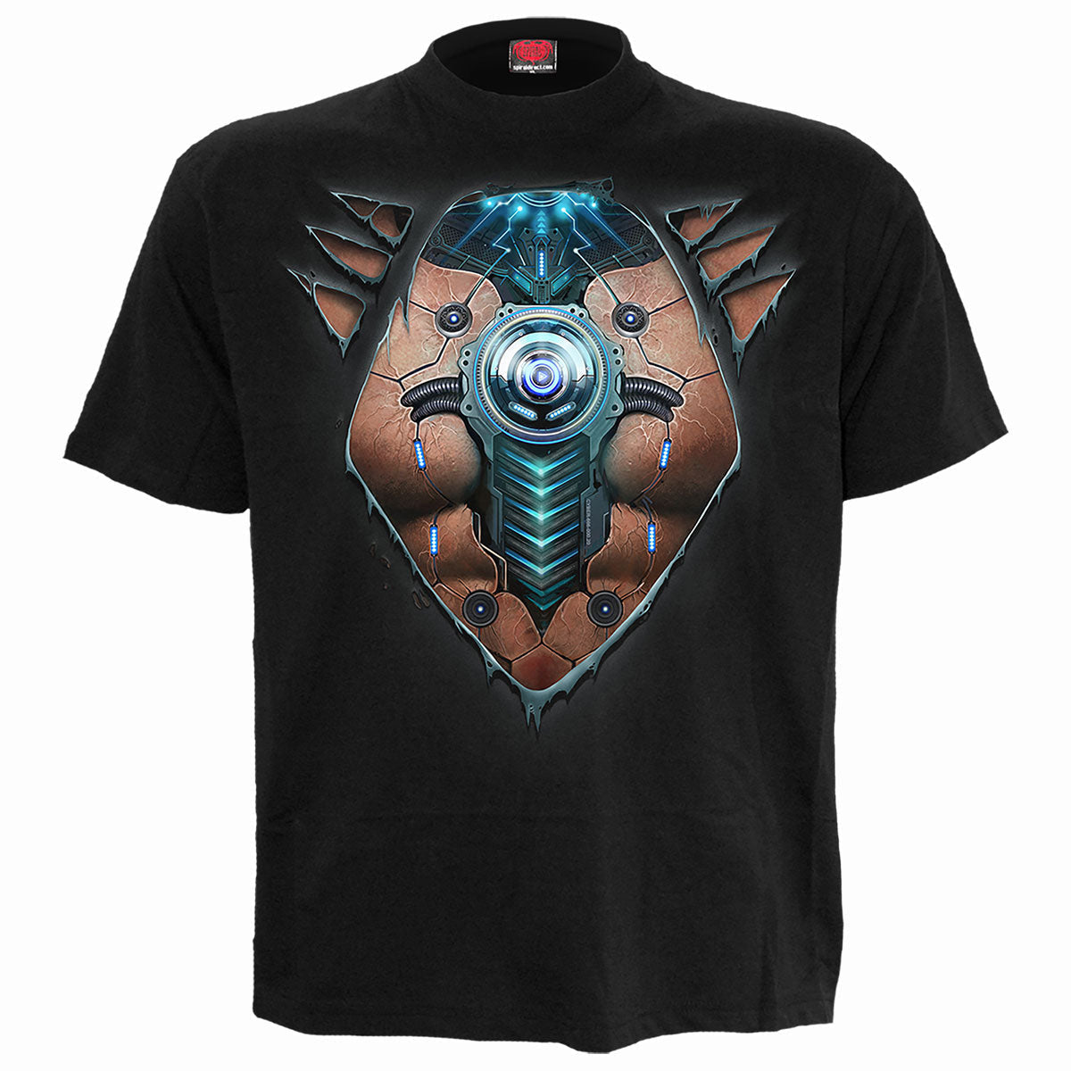T-Shirt Spiral Cyber Skin
