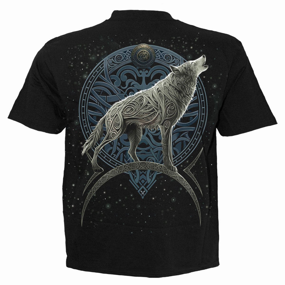 T-Shirt Spirale Keltischer Wolf