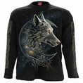 Bild in Galerie-Betrachter laden, Langärmeliges T-Shirt Spiral Celtic Wolf
