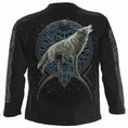 Bild in Galerie-Betrachter laden, Langärmeliges T-Shirt Spiral Celtic Wolf
