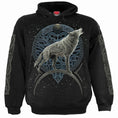 Bild in Galerie-Betrachter laden, Kapuzenpullover Spiral Celtic Wolf
