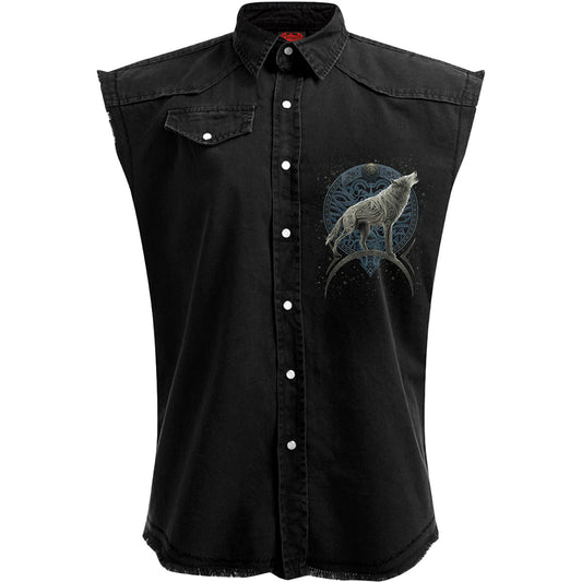 T-shirt Spiral Celtic Wolf