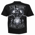 Bild in Galerie-Betrachter laden, T-Shirt Spiral Nine Lives

