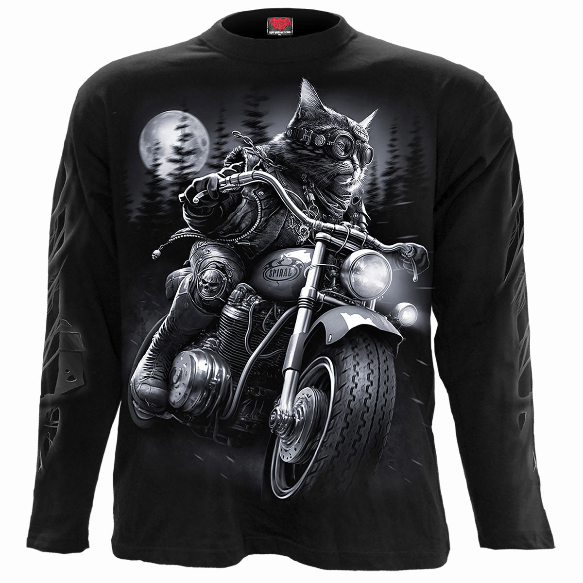 Long-Sleeved T-shirt Spiral Nine Lives