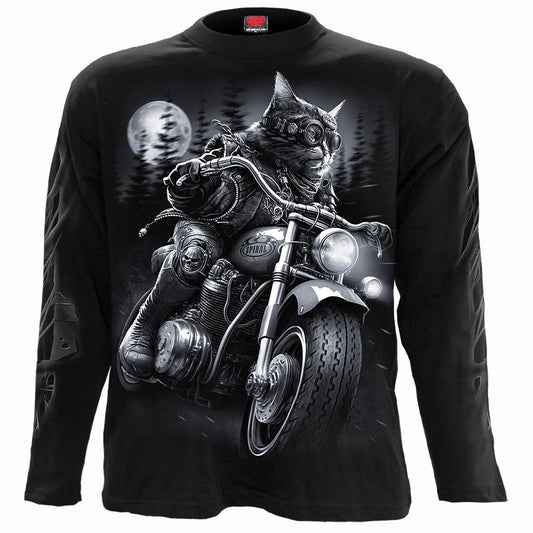 Langærmet T-shirt Spiral Nine Lives