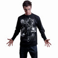 Load image into Gallery viewer, Long-Sleeved T-shirt Spiral Nine Lives

