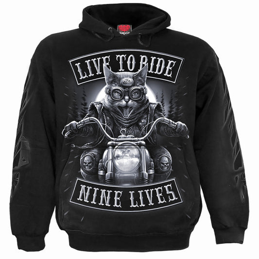 Hættetrøje Spiral Nine Lives