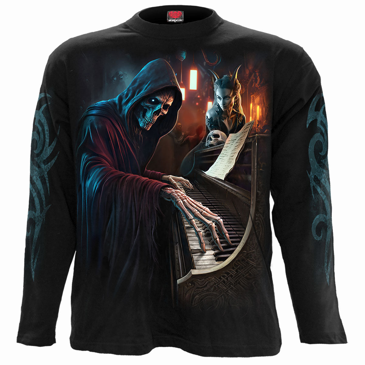 Long-sleeved T-shirt Spiral Midnight Blues