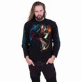 Load image into Gallery viewer, Long-sleeved T-shirt Spiral Midnight Blues
