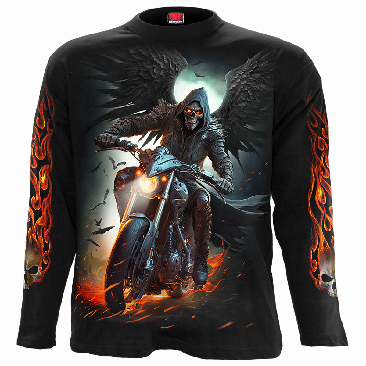Langarm-T-Shirt Spiral Night Rider