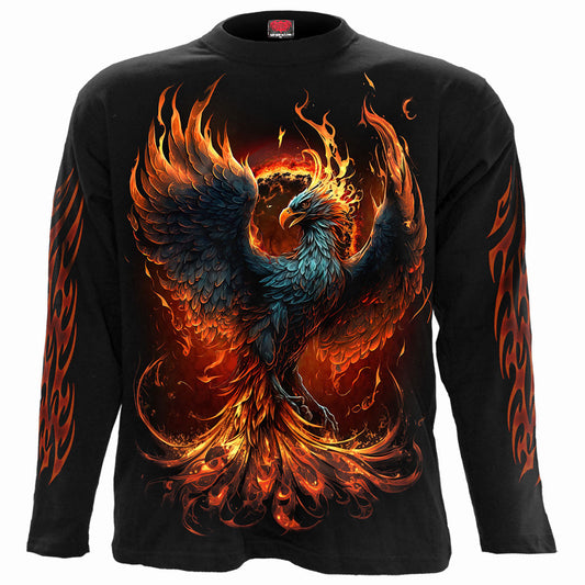 Langarm-T-Shirt Spiral Ashes Reborn