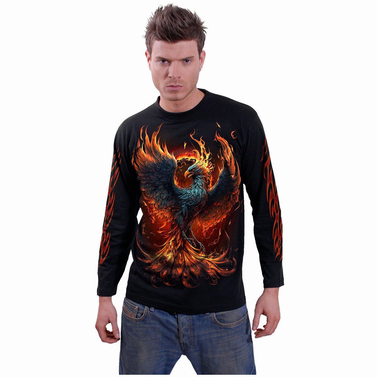 Long-sleeved T-shirt Spiral Ashes Reborn