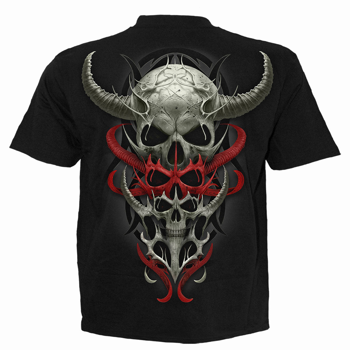 T-Shirt Spiral Skull Synthesis