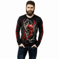 Bild in Galerie-Betrachter laden, Langärmliges T-Shirt Spiral Skull Synthesis
