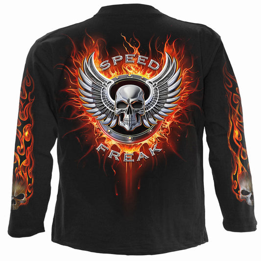 Langarm-T-Shirt Spiral Speed Freak