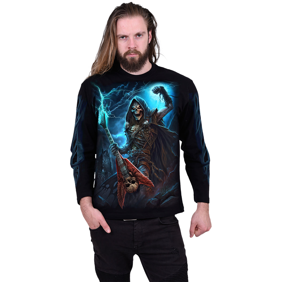 Langarm-T-Shirt Spiral Dead Metal