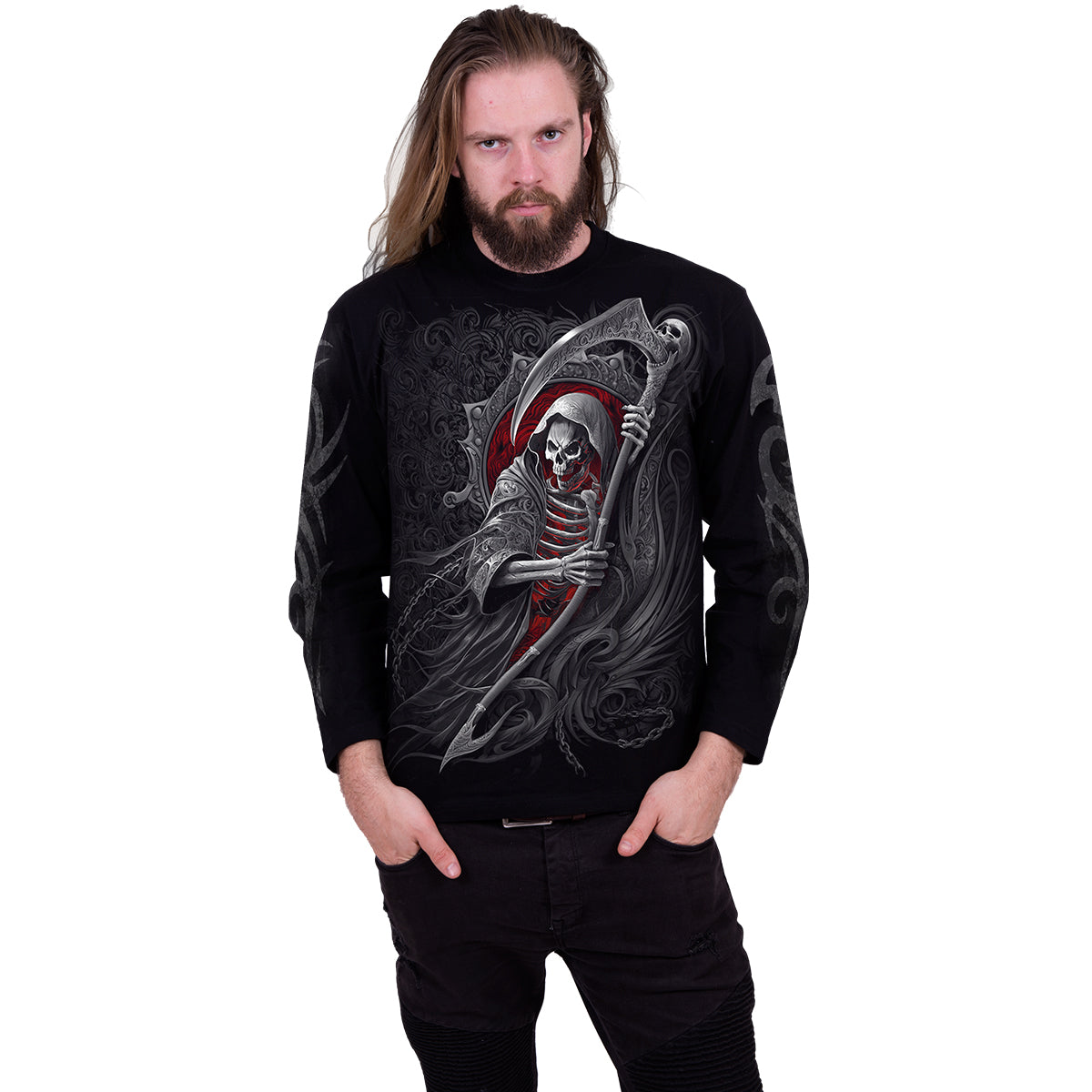 Langärmeliges T-Shirt Spiral Reaper's Portal