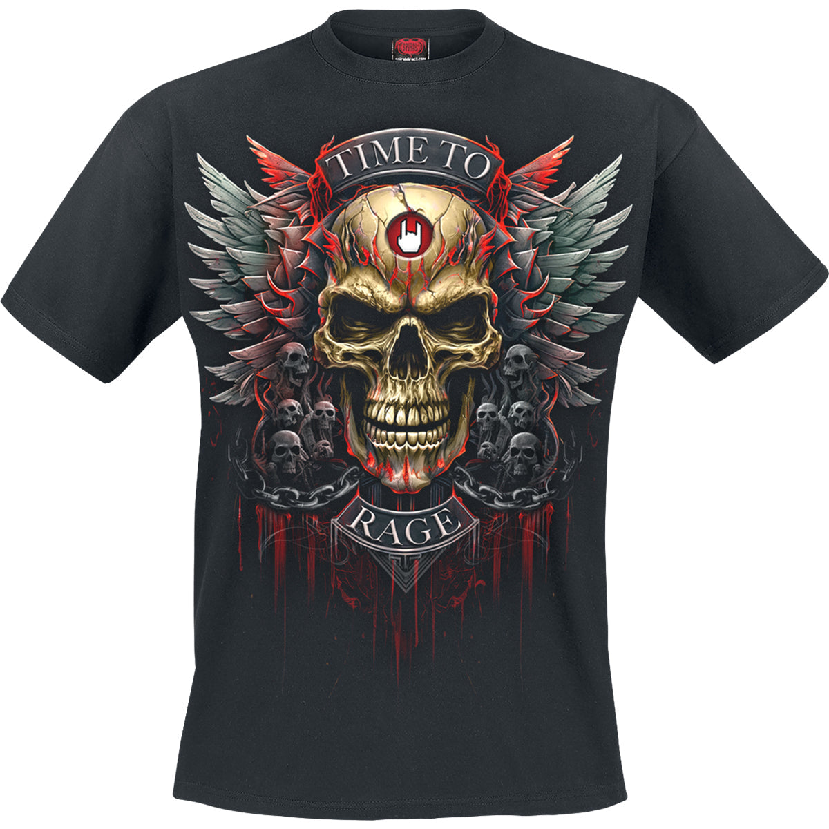 T-Shirt Spiral Time To Rage (Emp)