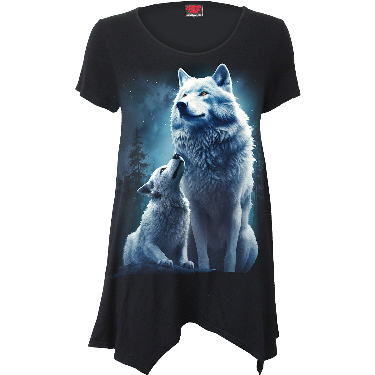 Oberteile - Kurzarm Spiral Wolf Guardian
