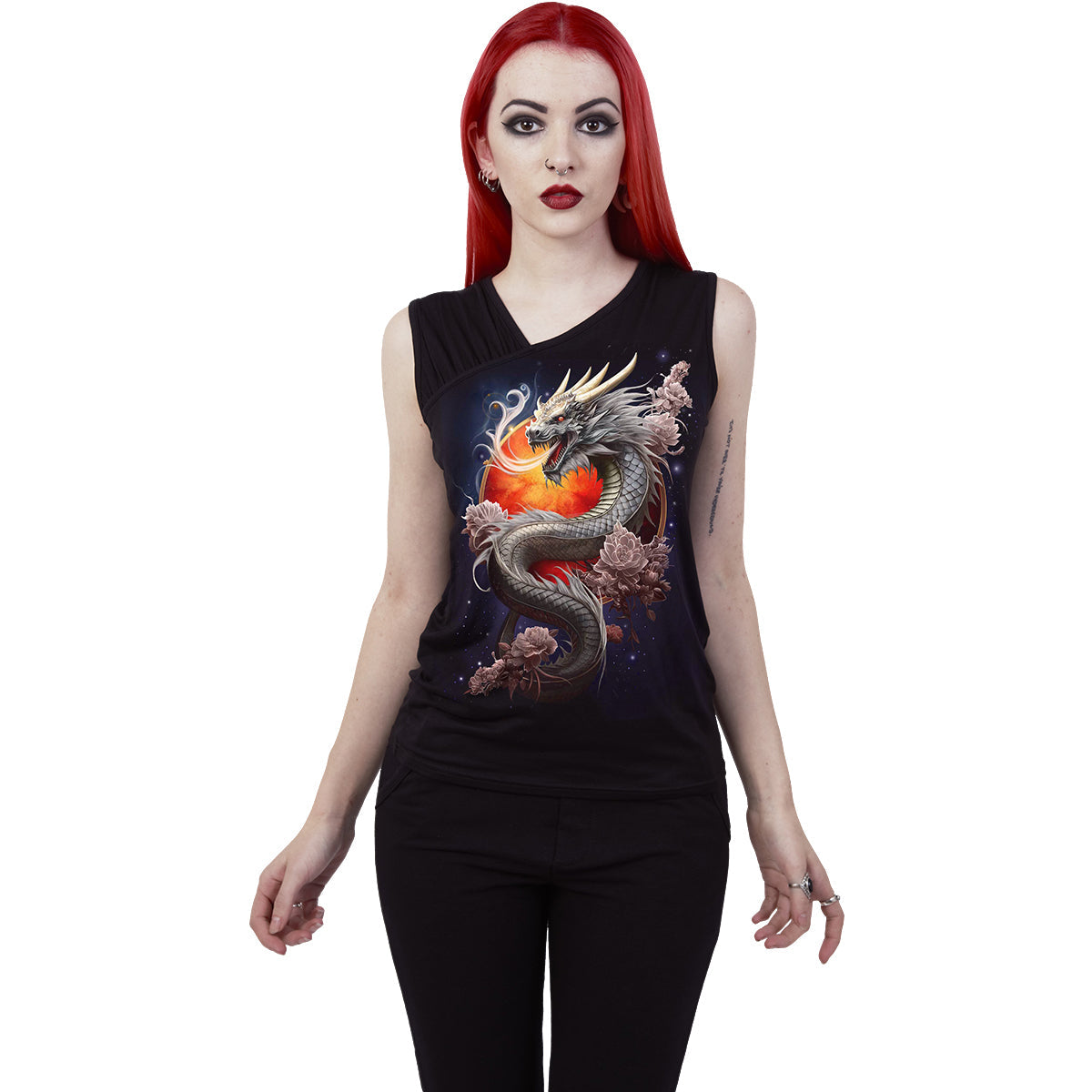 Tanktop Spiralsonne Drache