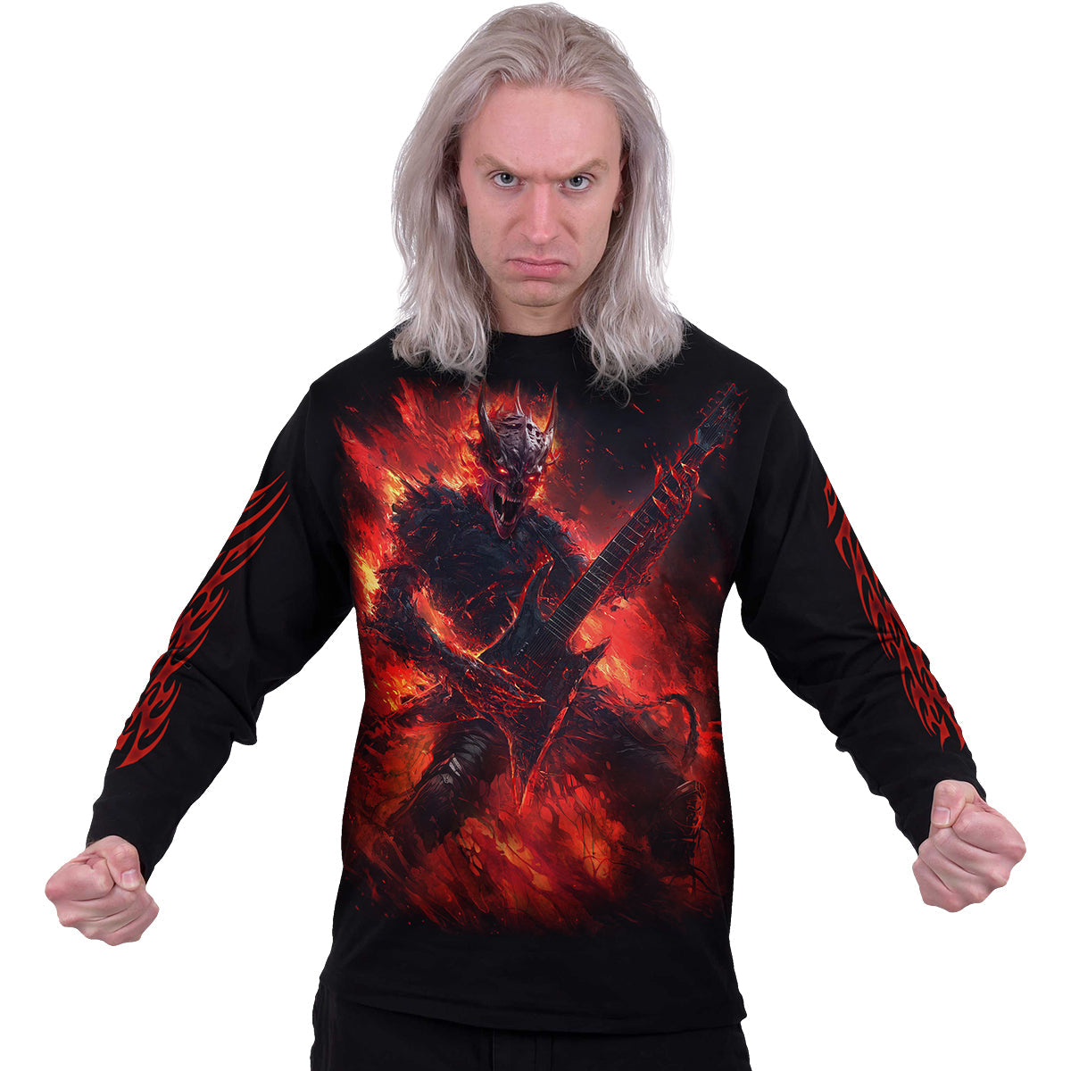 Langärmliges T-Shirt Spiral Riff Burner