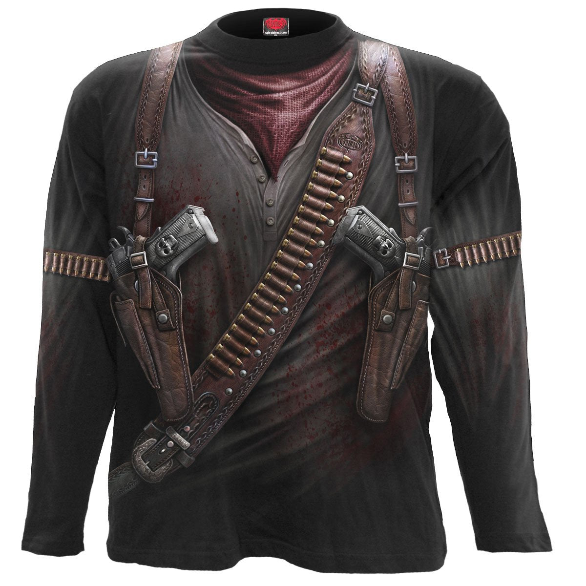Langarm-T-Shirt Spiral Holster Wrap