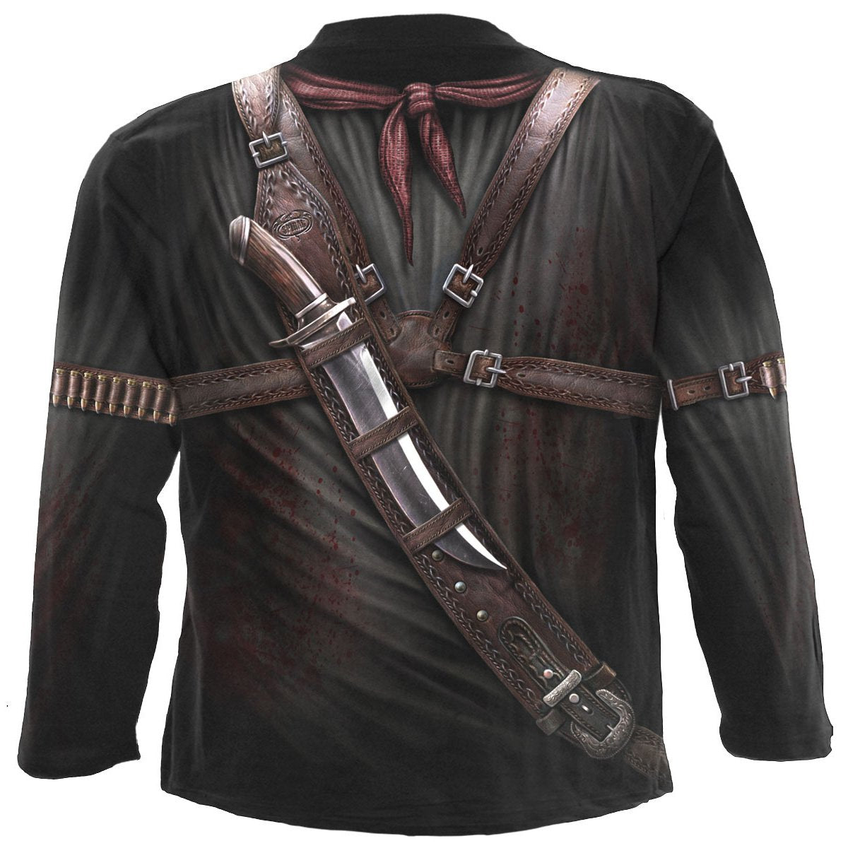 Langarm-T-Shirt Spiral Holster Wrap