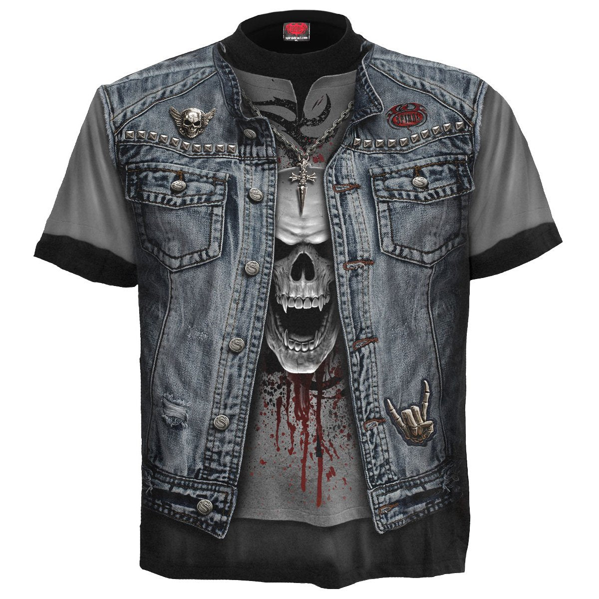 T-shirt Spiral Thrash Metal