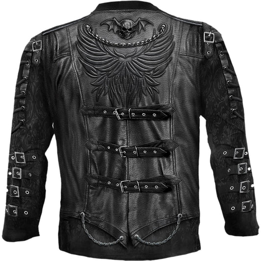 Long-sleeved T-shirt Spiral Goth Wrap