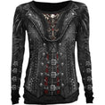 Bild in Galerie-Betrachter laden, Langarm-T-Shirt Spiral Gothess Wrap

