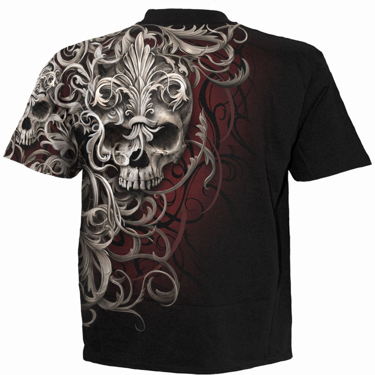 T-Shirt Spiral Skull Schulterwickel