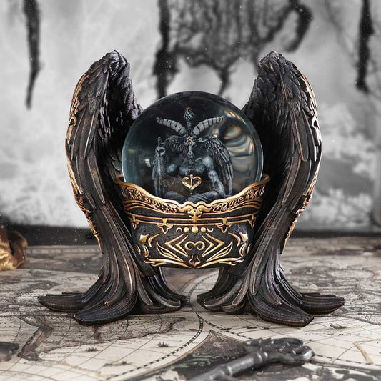 Baphomet Antiquity Snow Globe (22.5cm) - Fatima.Dk