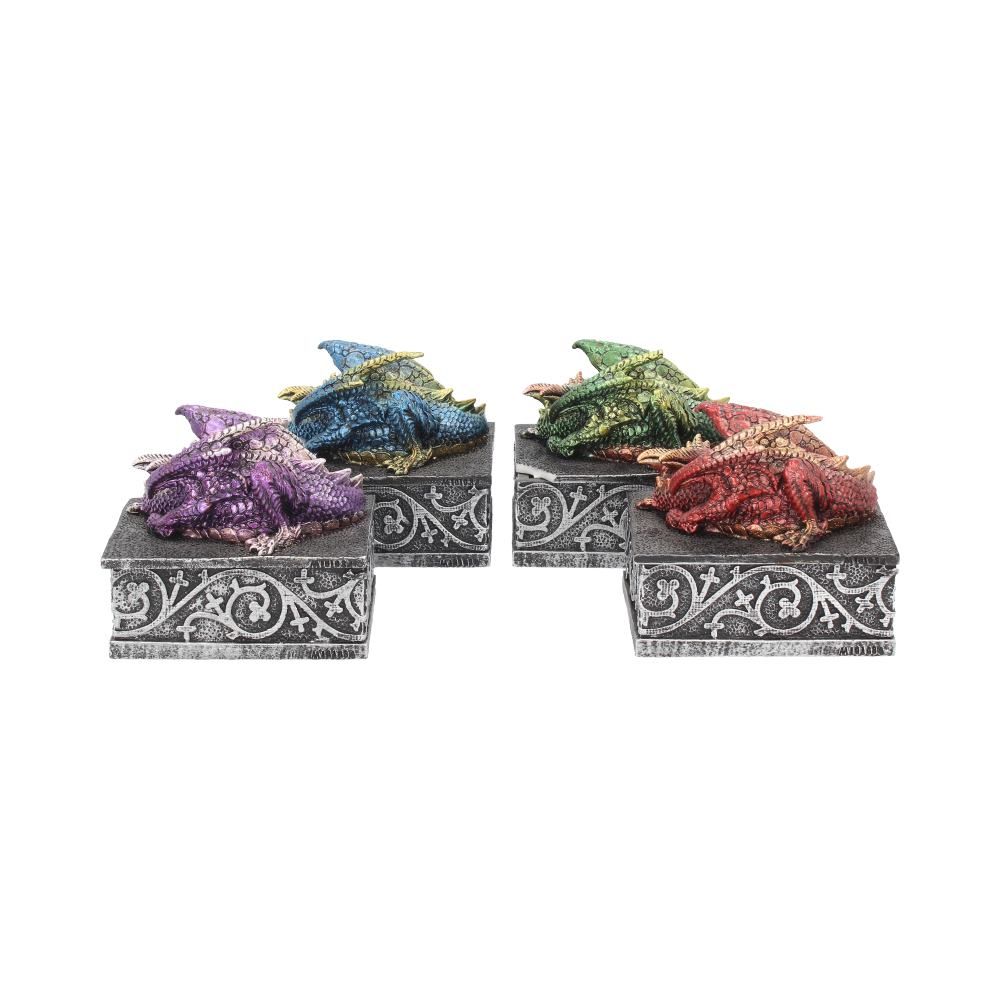 Drage Dragon Safehold 8.4cm (Sæt af 4) - Fatima.Dk