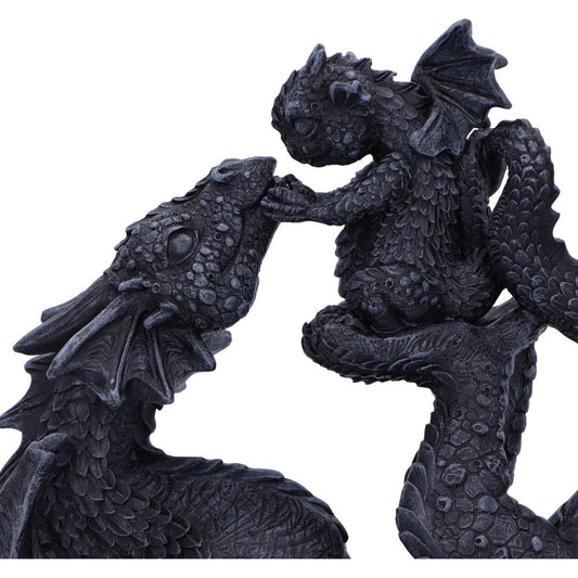 Drage Drakaina and Dragonling (22cm) - Fatima.Dk