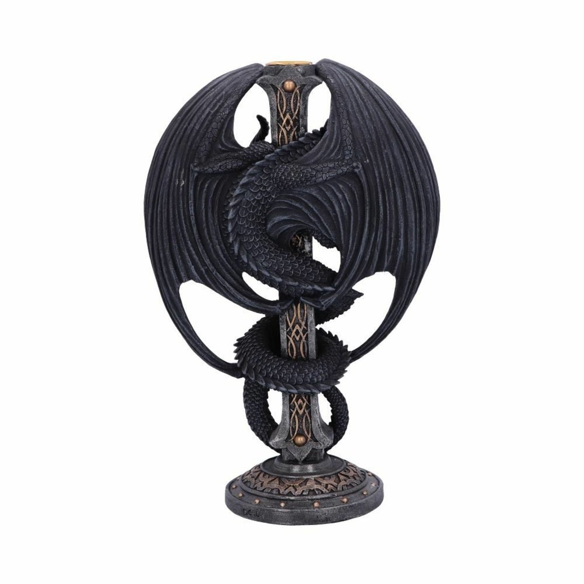Figur Lysestage Dark Ember (24cm) - Fatima.Dk
