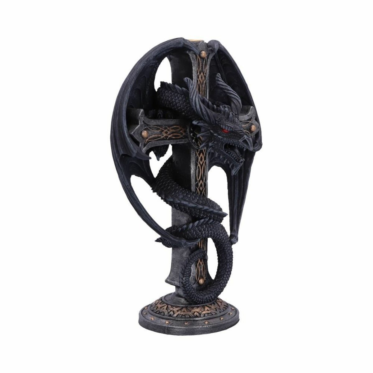 Figur Lysestage Dark Ember (24cm) - Fatima.Dk