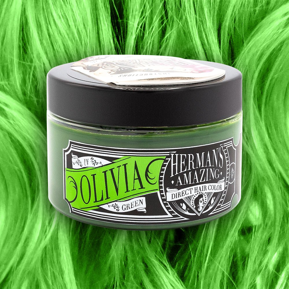 Hermans Hårfarve Olivias Green (115ml) - Fatima.Dk