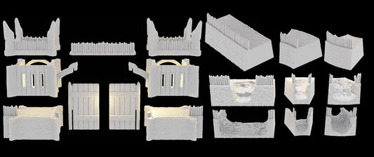 3D-printede mure fra Kingdom of Saxonia