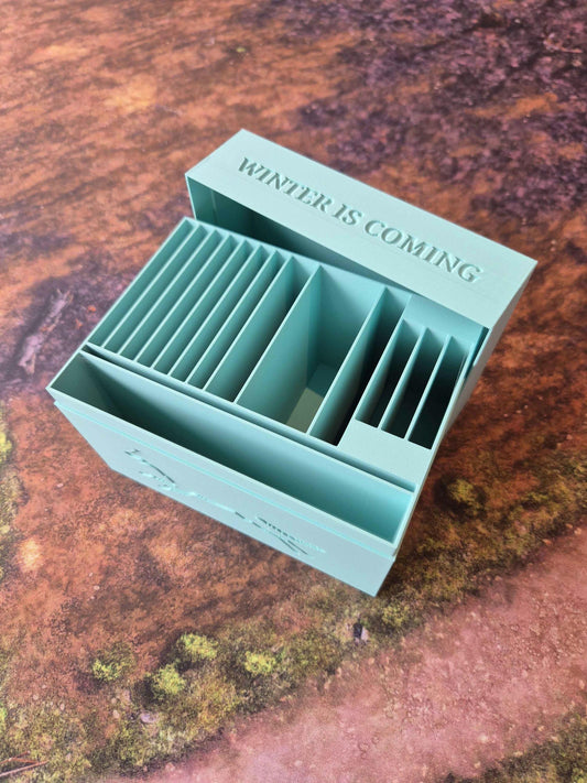 3D-printet kortboks til A Song of Ice and Fire Miniatures Game