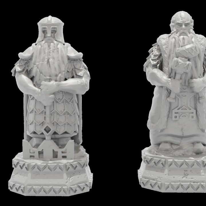 Dværgestatuer fra Kingdom of Durak Deep